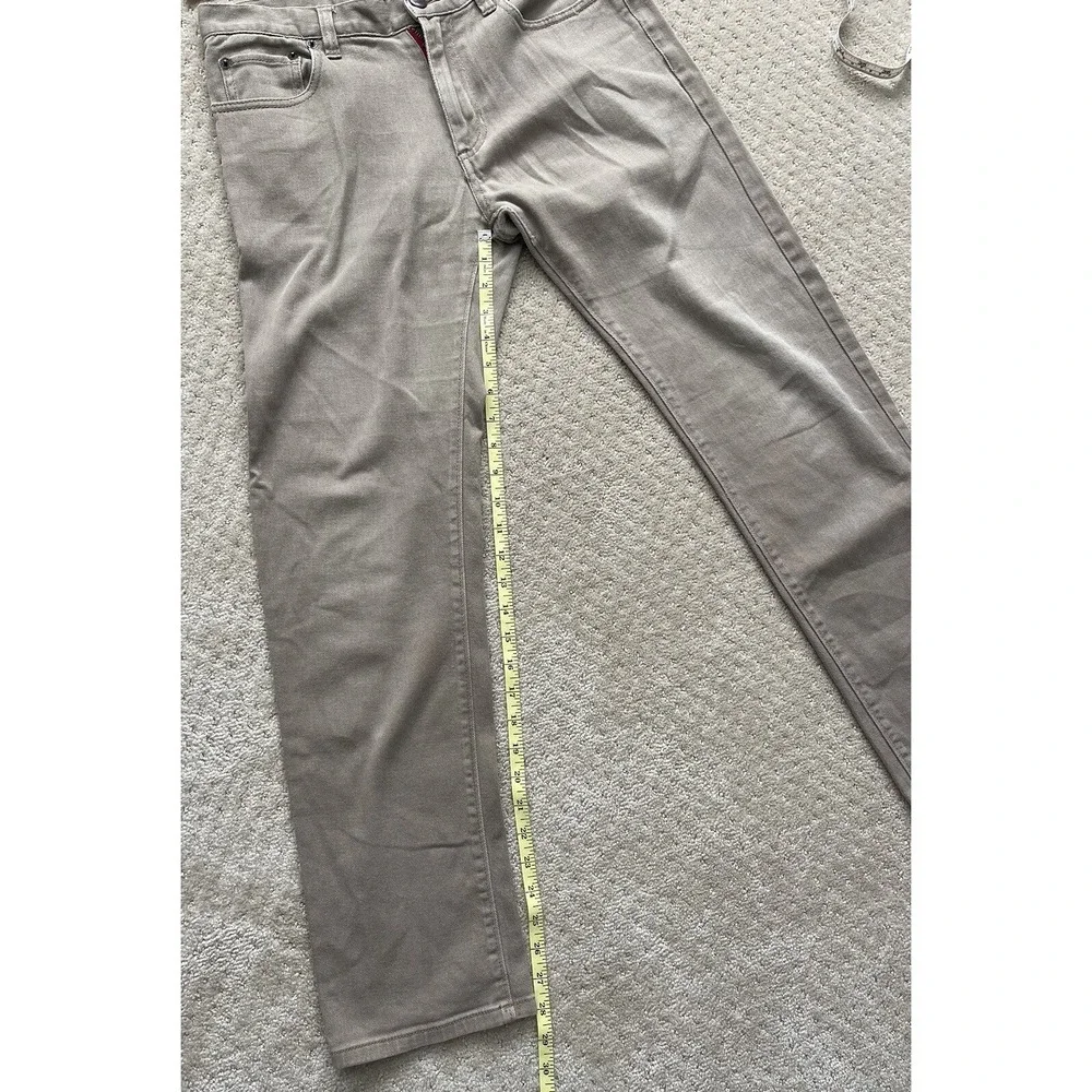 ACTIVE Men's Tan Straight Leg Cotton Jeans-Size 30/28